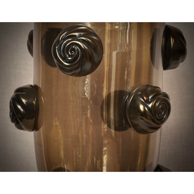 Mid-Century Murano Art Glass Vase, 2000s For Sale - Image 4 of 9