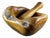 Large Sculptural Olive Wood Mortar and Pestle by Jean-Paul Brin, Vallauris, France, 1990s, Set of 2 For Sale