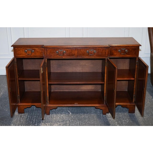 Antique Victorian Burr Walnut Sideboard by Jan Smith Brighton For Sale - Image 18 of 18