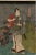 Kabukie is an original artwork realized in the 1850s by Utagawa Kunisada (1786-1865). Oban from a triptych. An actor in...