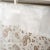 Industrial Decorative Coloured Linen Curtain Hand Block Print With Floral Motifs Size 54"Wx45"L- Keri Jaal For Sale - Image 3 of 6