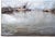 French French Fishing Port Oil Painting by Emile Godchaux For Sale - Image 3 of 4