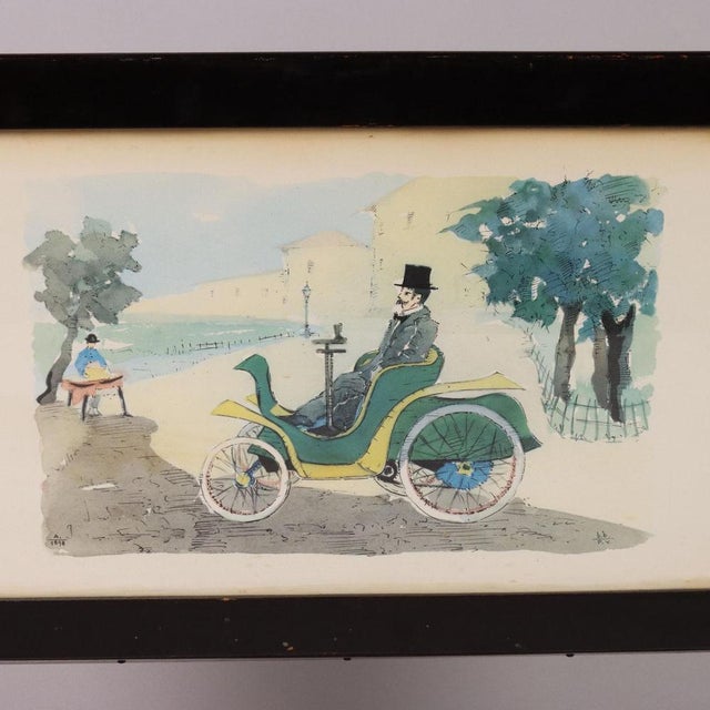 Vintage Folding Magazine Rack in Wood and Brass, 1950s For Sale - Image 3 of 9