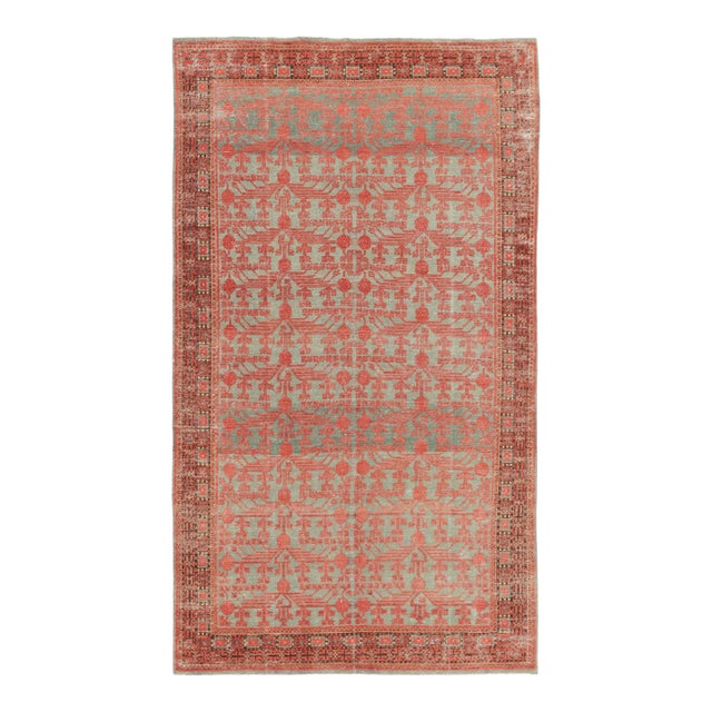 Antique 20th Century Khotan Runner With Pomegranate Garden Lattice - Rug & Kilim For Sale