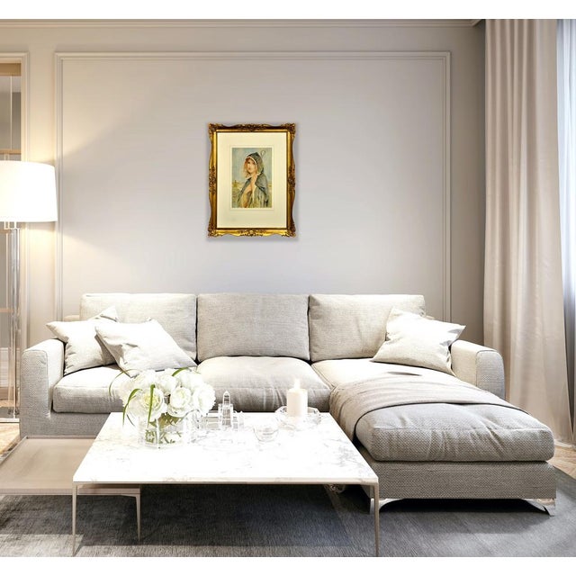 Philip Richard Morris, The Cloaked Shepherdess, Watercolour, 1890s-1910s For Sale - Image 12 of 18