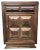 Art Deco Walnut Cabinet, 1920s For Sale