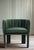 Contemporary Olivia Channel Tufted Accent Barrel Chair in Green For Sale - Image 3 of 11