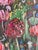 1970s Abstract Modern Magic Garden Mixed Media Signed Framed For Sale - Image 4 of 5