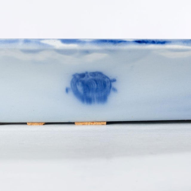 Mid 20th Century Mid 20th Century Blue Flow Melbourne Platter For Sale - Image 5 of 5