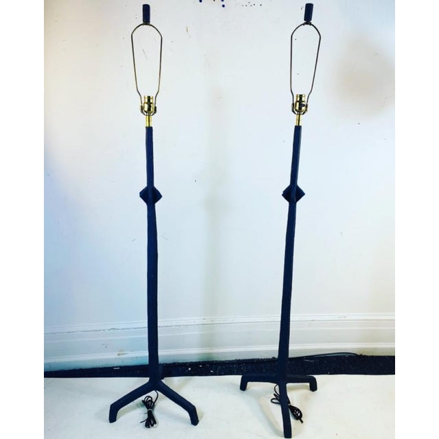 Brutalist After Alberto Giacometti 'etoile' Floor Lamps For Sale - Image 3 of 10