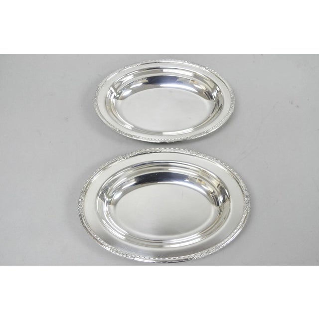 Metal Mid 20th Century International Silver Co "Camille" Silver Plated Covered Vegetable Serving Dish For Sale - Image 7 of 13