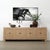 Wood Sideboard Buffet Cabinet - Eight-Door Solid Wood For Sale - Image 7 of 11