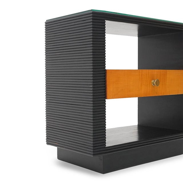 Metal Art Deco Bedside Tables, 1930s, Set of 2 For Sale - Image 7 of 15