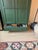 Traditional Traditional Painted Wood Armoire in Sage Green With Natural Wood Crowm For Sale - Image 3 of 6