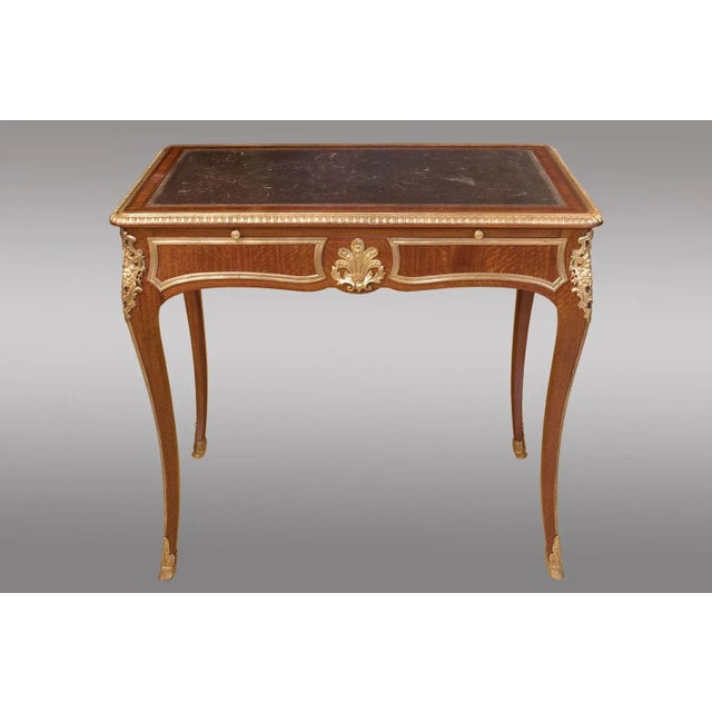 Antique French Regency Mahogany and Amaranth Desk by G. Durand For Sale - Image 9 of 9