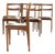 Caramel Dining Chairs, 1960s, Set of 6 For Sale