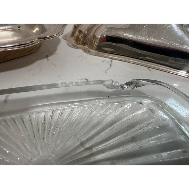Mid 20th Century Gorham Heritage Silver Plate Lidded Butter Dish From England For Sale - Image 5 of 7