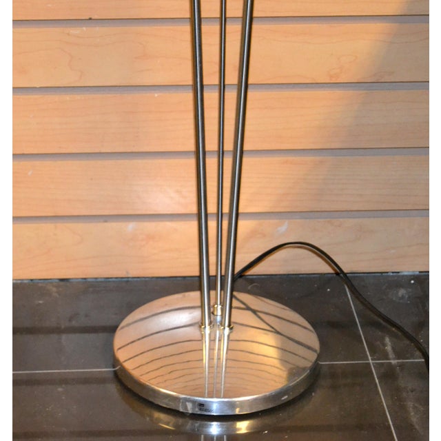 20th Century Estiluz Chrome Torchière Halogen Floor Lamp Leonardo Marelli Italy For Sale - Image 14 of 16