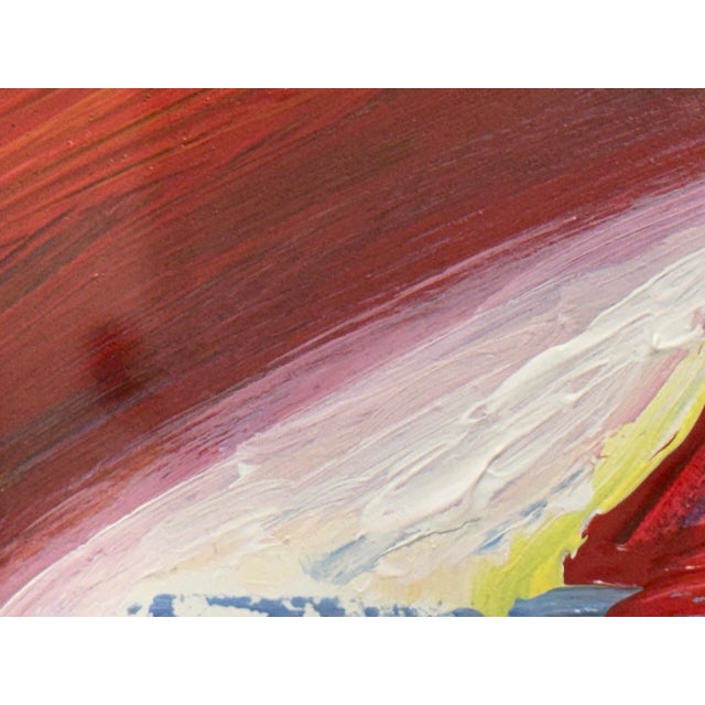 Paint Circa 2001 Albert E. Smith Abstract Painting, Framed For Sale - Image 7 of 12