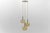 White Yellow Murano Glass Ball Pendant Cascading Lamp from Doria Leuchten, Germany, 1960s For Sale - Image 8 of 9