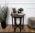 Antique Italian Hexagonal Walnut Side Table with Bobbin Turned Legs, 1890s For Sale - Image 3 of 11