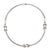Stylish vintage Gucci Hercules knot necklace crafted in sterling silver (circa 1960s). The Gucci necklace features three...