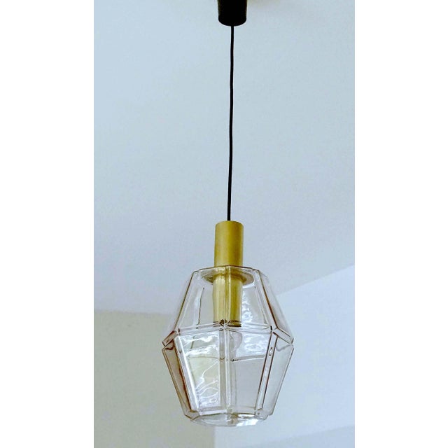 Vintage Pendant Light in Glass from Limburg For Sale - Image 16 of 16