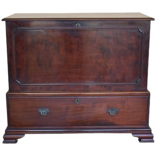 18th Century George III Mahogany Silver Chest attributed to T. Wilson, London For Sale