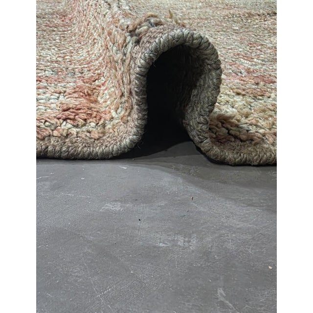 1980s Handmade Faded Berber Wool Rug - 10 X 6.4 Ft For Sale - Image 4 of 9