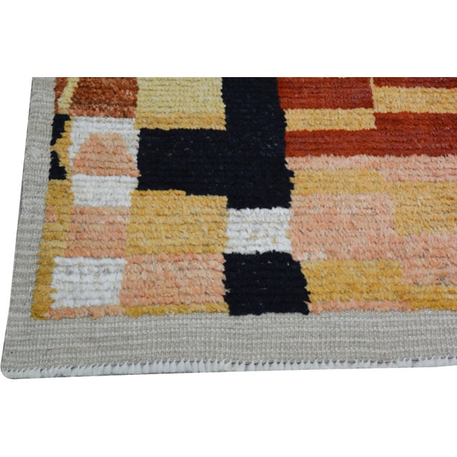 Moroccan Hand Knotted Wool Rug, 9'4''x12'1'' For Sale - Image 4 of 6