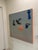 Sky Blue Large Contemporary Oil Painting Blue Herons Over Sunset For Sale - Image 8 of 14