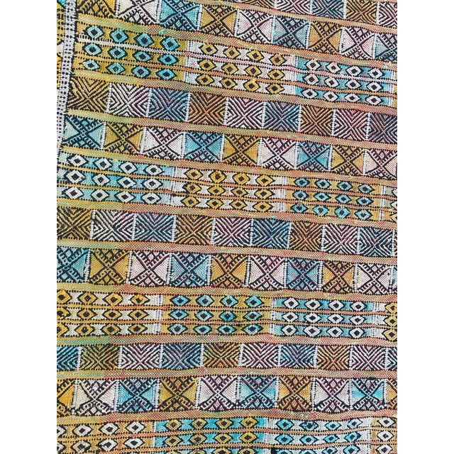Textile Vintage Tribal Moroccan Woven Rug, 1980s For Sale - Image 7 of 16