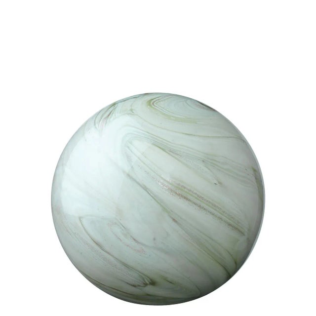 Jamie Young Cosmos Glass Balls in Green - Set of 2 For Sale In Los Angeles - Image 6 of 8
