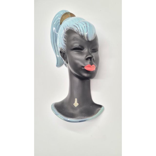 Model 3440 Wall Mask by Albert Strunz for Cortendorf, Mid-1950s For Sale - Image 9 of 9