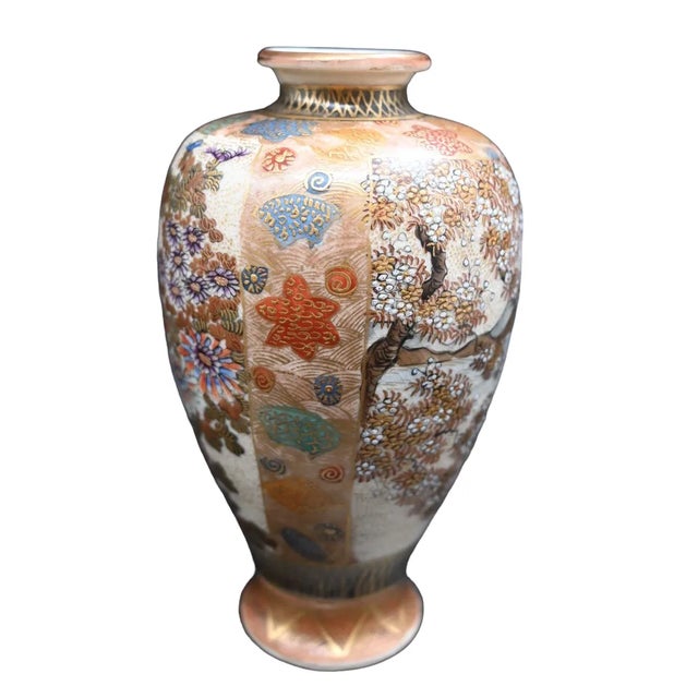 Japanese Satsuma Vase For Sale - Image 4 of 9