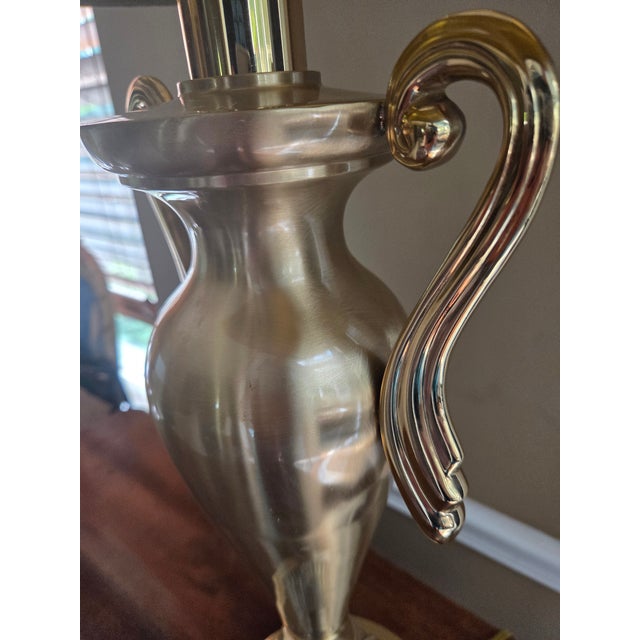 Vintage Brass Trophy Urn Lamp For Sale In Indianapolis - Image 6 of 16