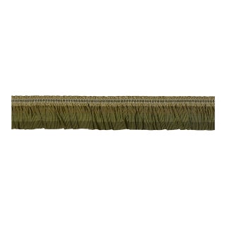 Schumacher Arabella Tape Trim in Green For Sale