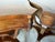 Vintage Eclectic Mahogany Curule-Base Side Tables With Brass Inlay – Pair For Sale - Image 17 of 18