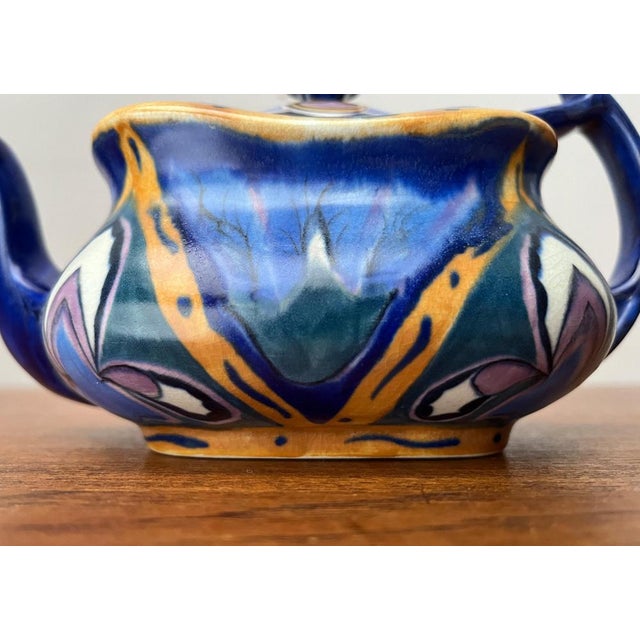 Vintage Handcrafted Ceramic Teapot from Carlton Ware, England For Sale - Image 10 of 18