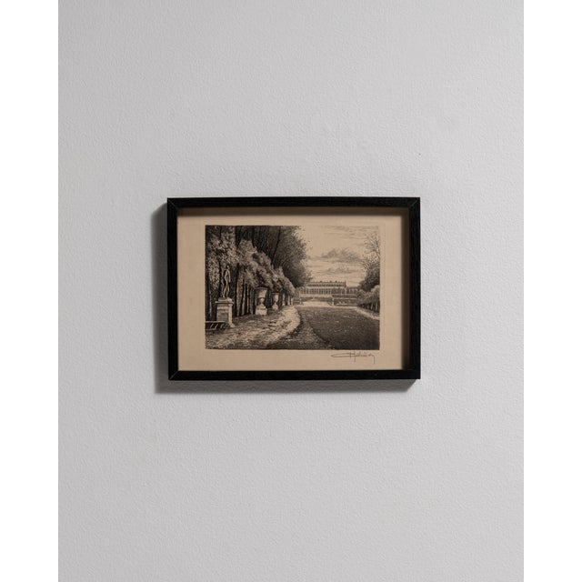 Mid 20th Century France Charcoal Paper Drawing For Sale - Image 15 of 15