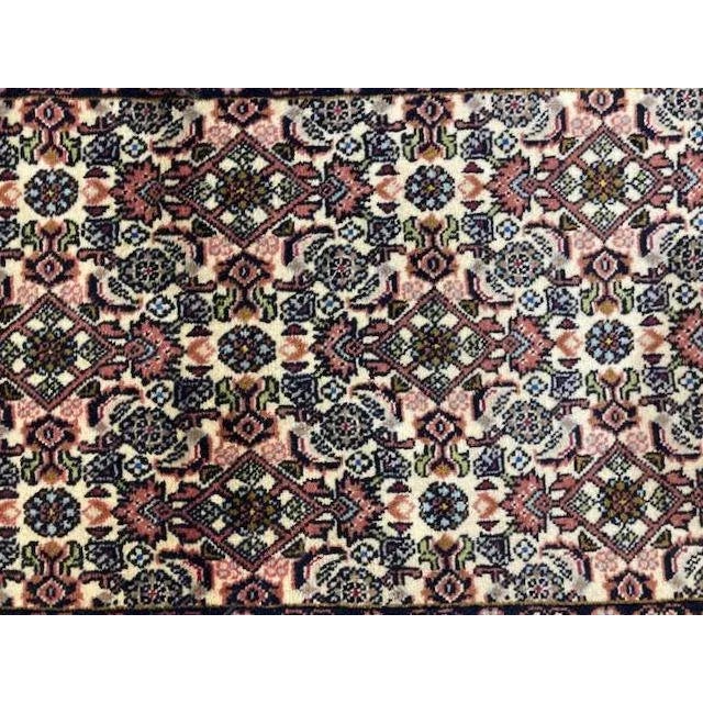 Persian 1970s Vintage Persian Bijar Runner For Sale - Image 3 of 6