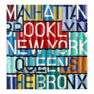 New York - Original Artwork Oil Painting for Sale on Canvas by Ross Tamlin For Sale