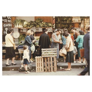 Peter Cornelius, Paris in Color: Paris Market Shoppers, 1956-1961 / 2023, Archival Pigment Print For Sale