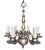 Silver Vintage Silverplate Georgian Chandelier For Sale - Image 8 of 9