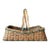 Abundantly-Sized Late 20th-Century Bamboo & Natural Willow Baker’s-Style Basket For Sale