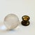 Vintage Glass Globe on Brass Stand For Sale - Image 9 of 9