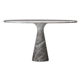 M1 Dining Table in Light Grey Marble by Angelo Mangiarotti for Skipper, 1969 For Sale