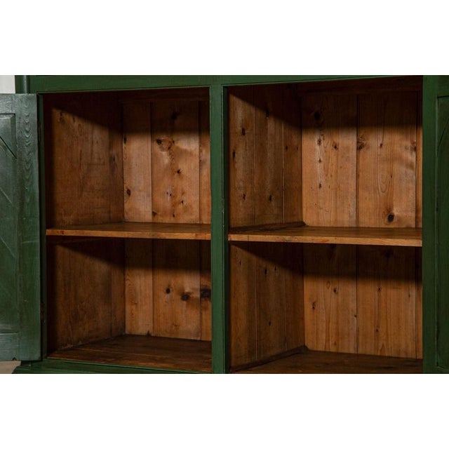 Antique English Painted Pine Glazed Dresser, 1870 For Sale - Image 11 of 18