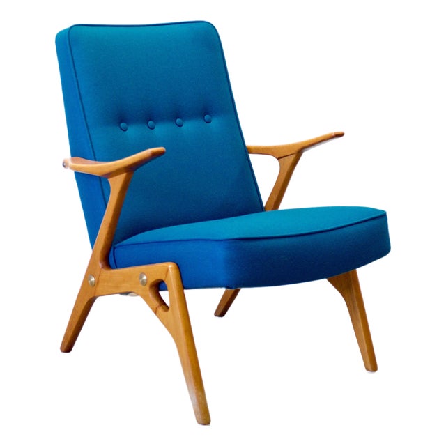 1960s Swedish Teak Armchair Attributed to Inge Andersson for Bröderna Andersson For Sale