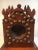 19th Century Folk Art Wooden and Brass Pocket Watch Holder For Sale - Image 9 of 12